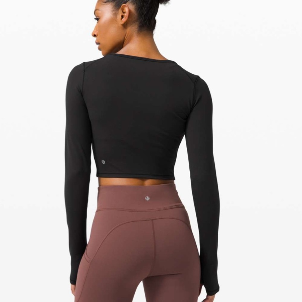 Lululemon Wunder Train Cropped Long Sleeve - Picture 5 of 7